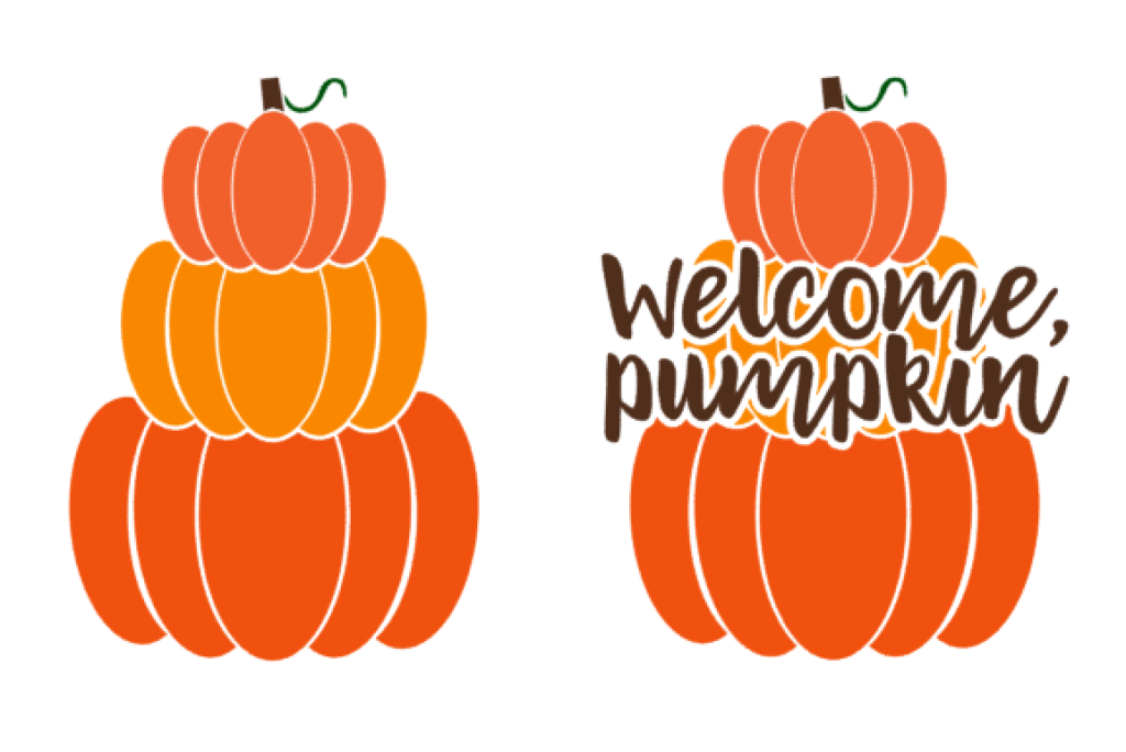 Silhouette Studio Design Tutorial: Stacked Pumpkin SVG - Cutting for