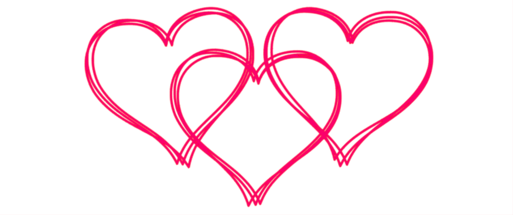 Triple Heart sample SVG - cuttingforbusiness.com