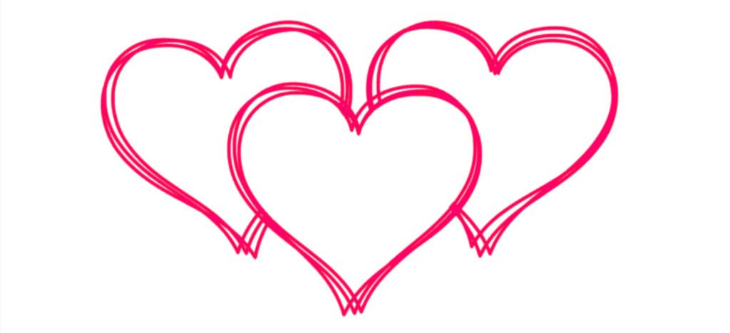 Triple Heart sample 2 SVG - cuttingforbusiness.com